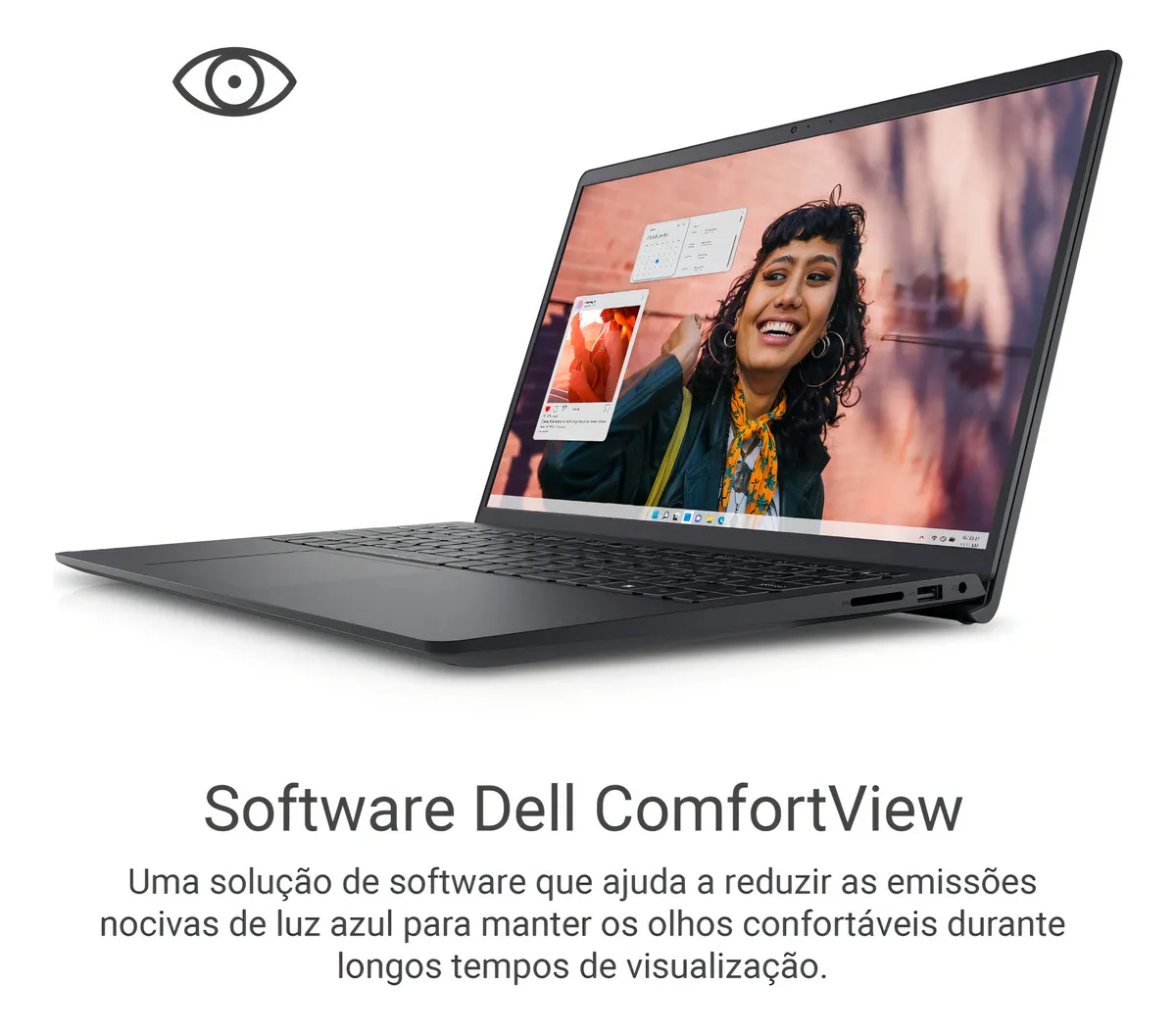 Notebook Dell Inspiron I15-i1300-a60p 15.6 I5 16gb 1tb W11 Preto - 3